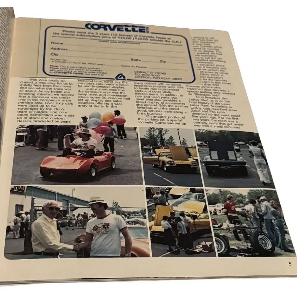 Corvette News original mailing